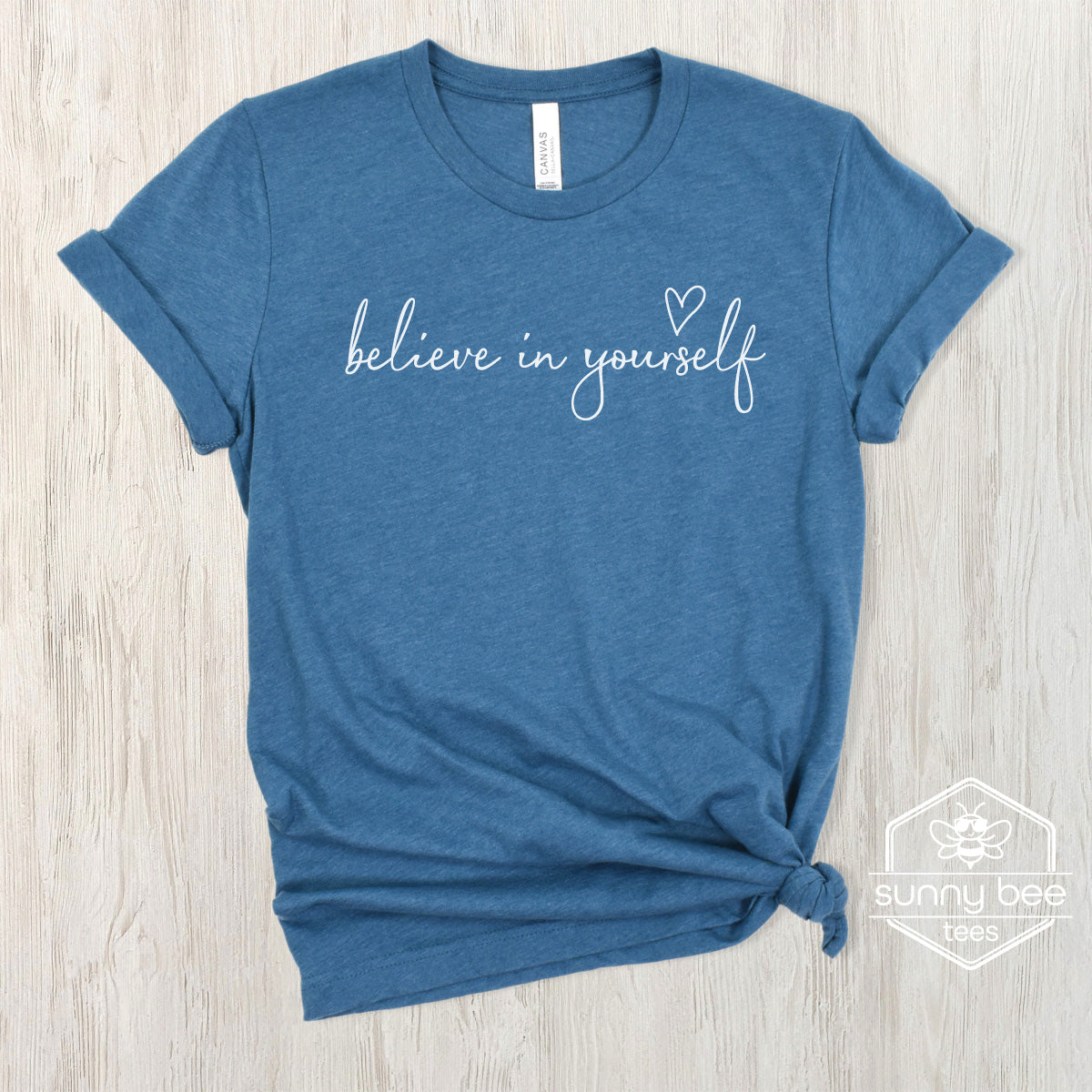 Believe in Yourself - Confidence Boost T-shirt- White Wording