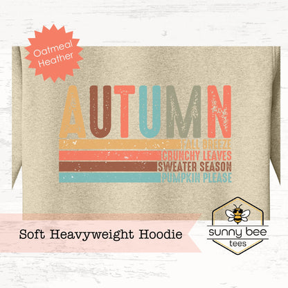 Autumn Vibes - Cozy Retro Heavy Weight Hoodie